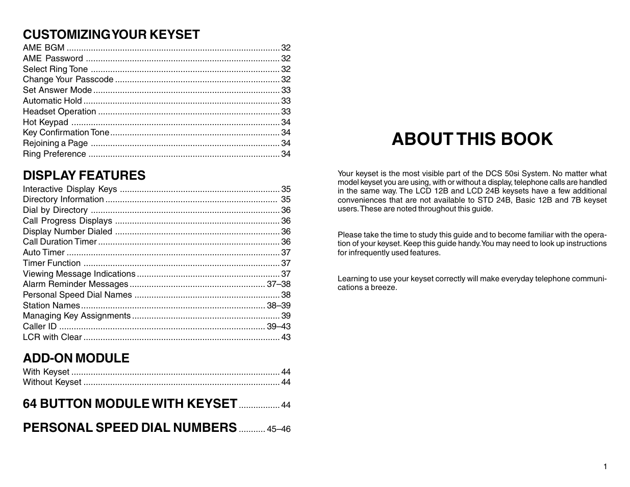 About this book | Samsung DCS 50si User Manual | Page 3 / 26