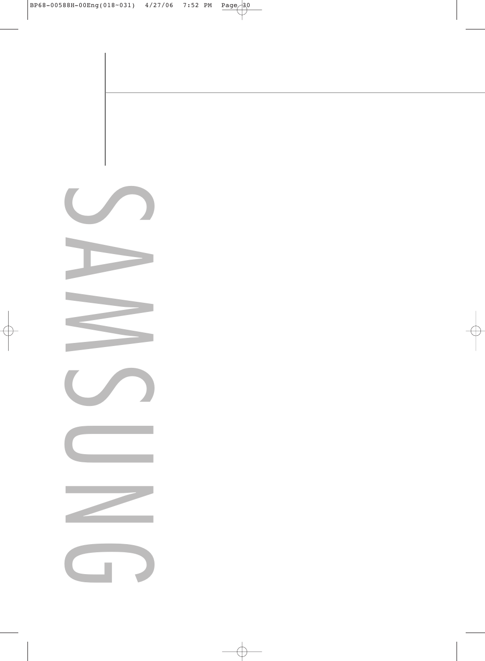 Samsung | Samsung HL-S6188W User Manual | Page 30 / 160