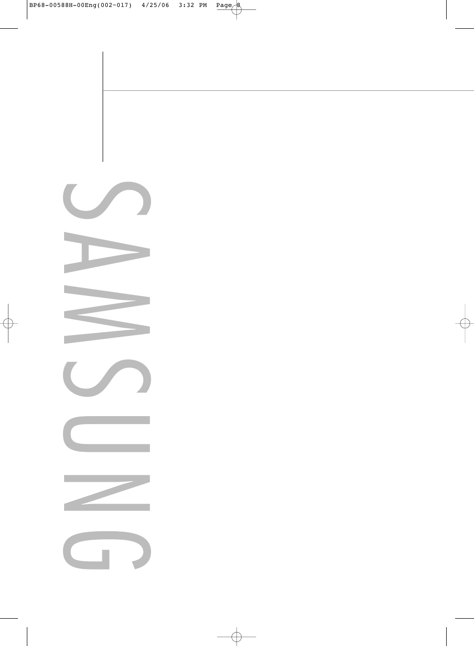 Samsung | Samsung HL-S6188W User Manual | Page 8 / 160