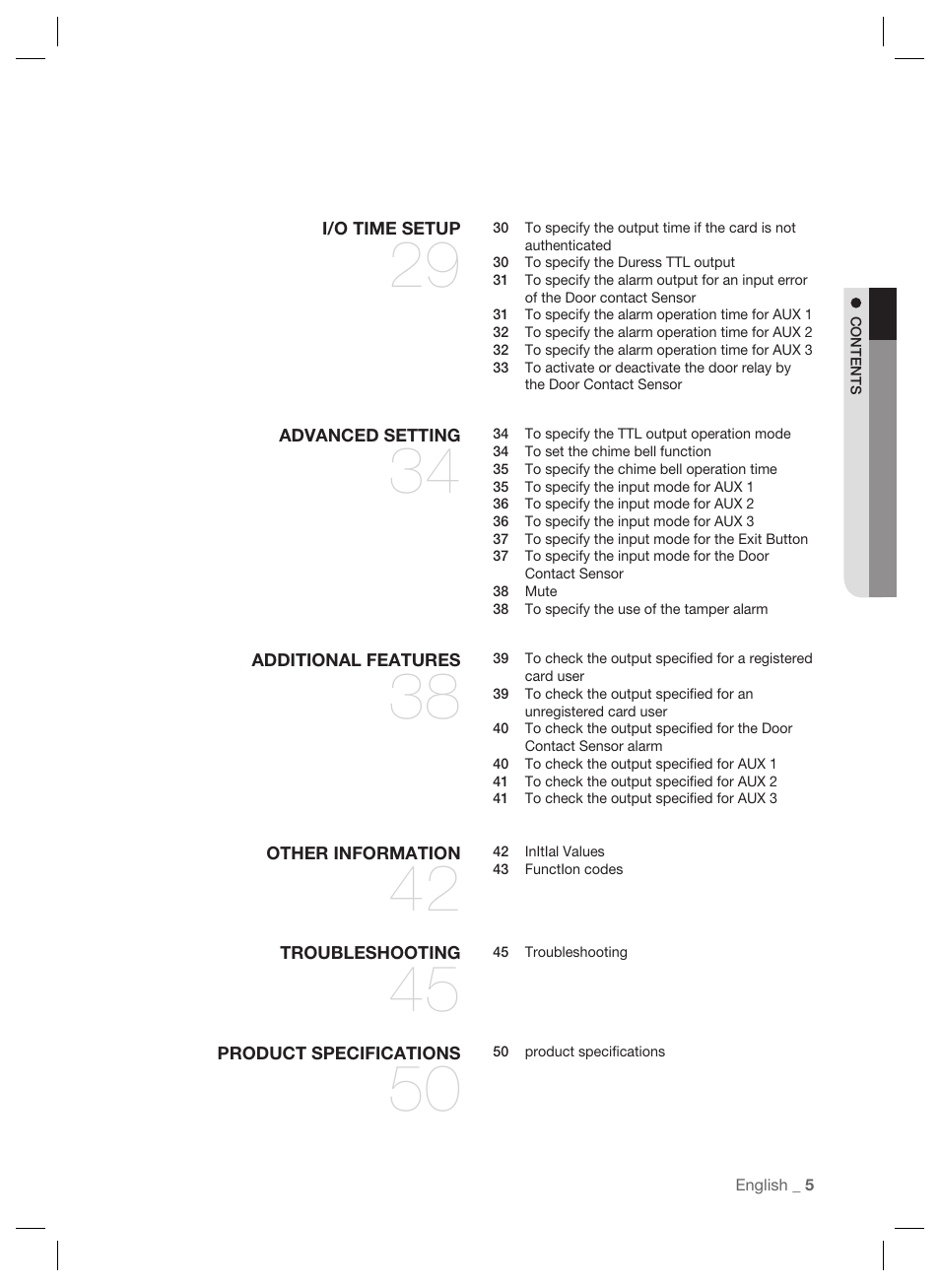 Samsung SSA-S2000 User Manual | Page 5 / 51