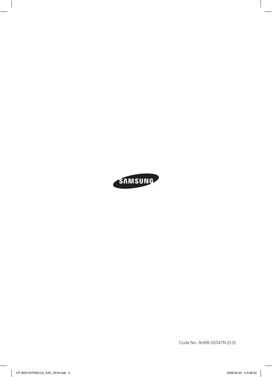 Samsung HT-TWZ412T User Manual | 74 pages