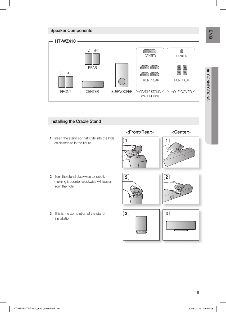 Samsung HT-TWZ412T User Manual | Page 20 / 74