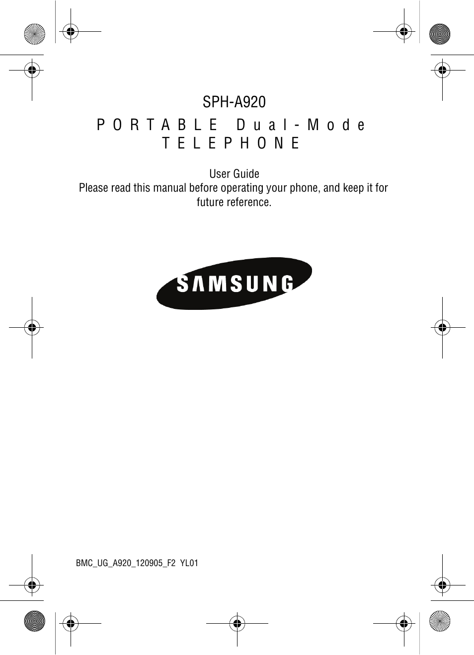Samsung SPH-A920 User Manual | 170 pages