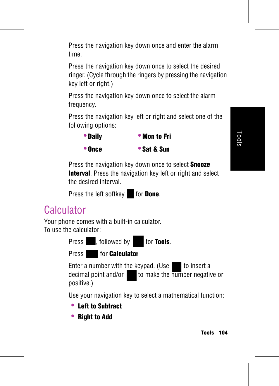 Calculator | Samsung SPH-A920 User Manual | Page 113 / 170