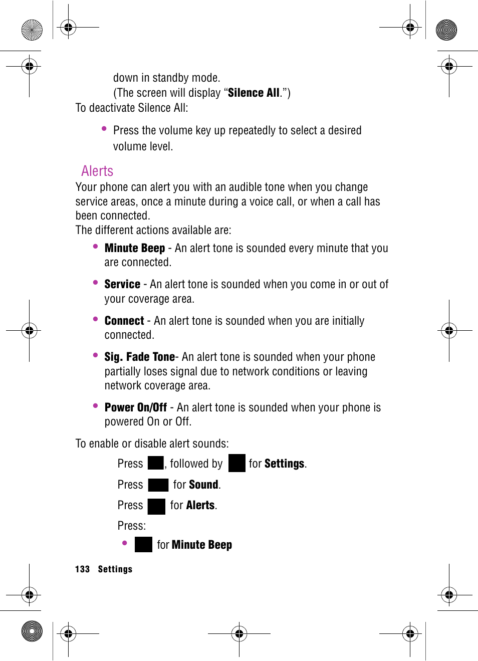 Alerts | Samsung SPH-A920 User Manual | Page 142 / 170