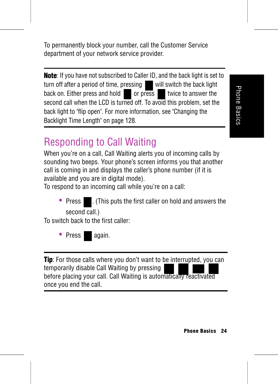 Responding to call waiting | Samsung SPH-A920 User Manual | Page 33 / 170
