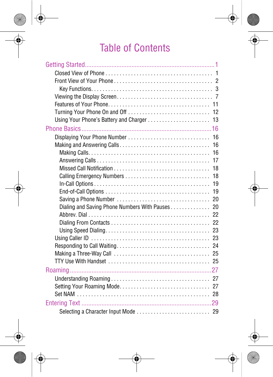 Samsung SPH-A920 User Manual | Page 4 / 170