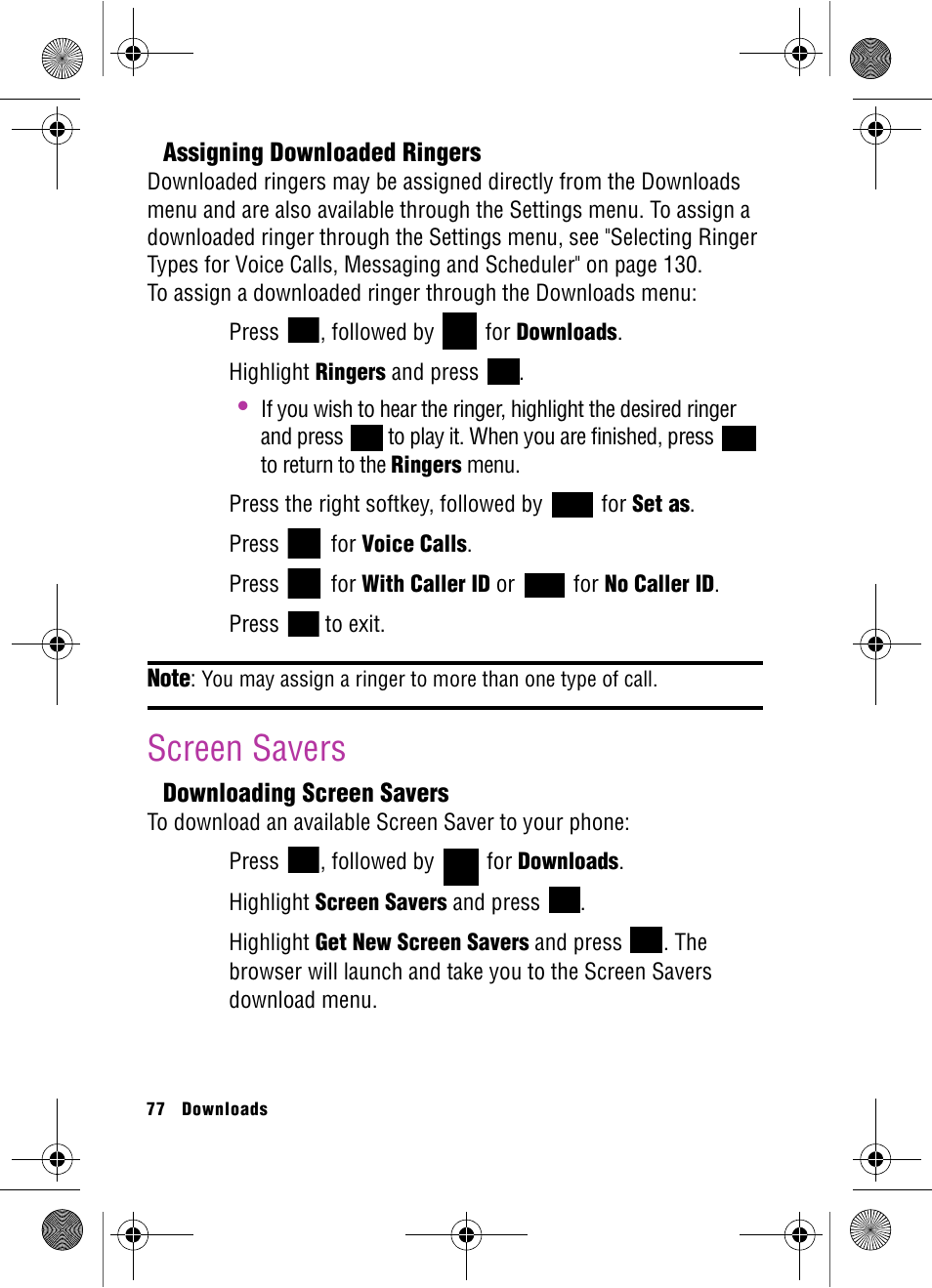 Screen savers | Samsung SPH-A920 User Manual | Page 86 / 170