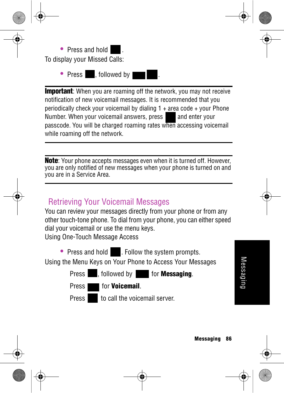 Retrieving your voicemail messages | Samsung SPH-A920 User Manual | Page 95 / 170