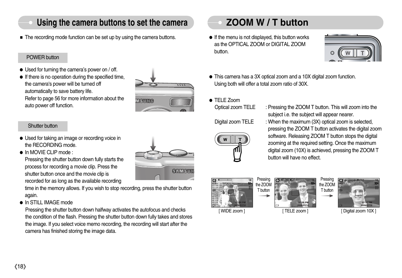 Samsung Digimax S1000 User Manual | Page 19 / 82