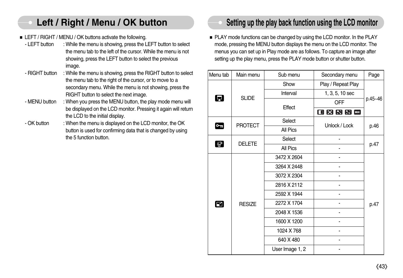 Samsung Digimax S1000 User Manual | Page 44 / 82