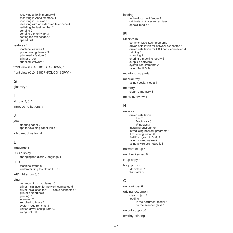 Samsung CLX-318X User Manual | Page 149 / 151