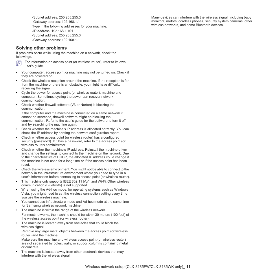 Solving other problems | Samsung CLX-318X User Manual | Page 57 / 151