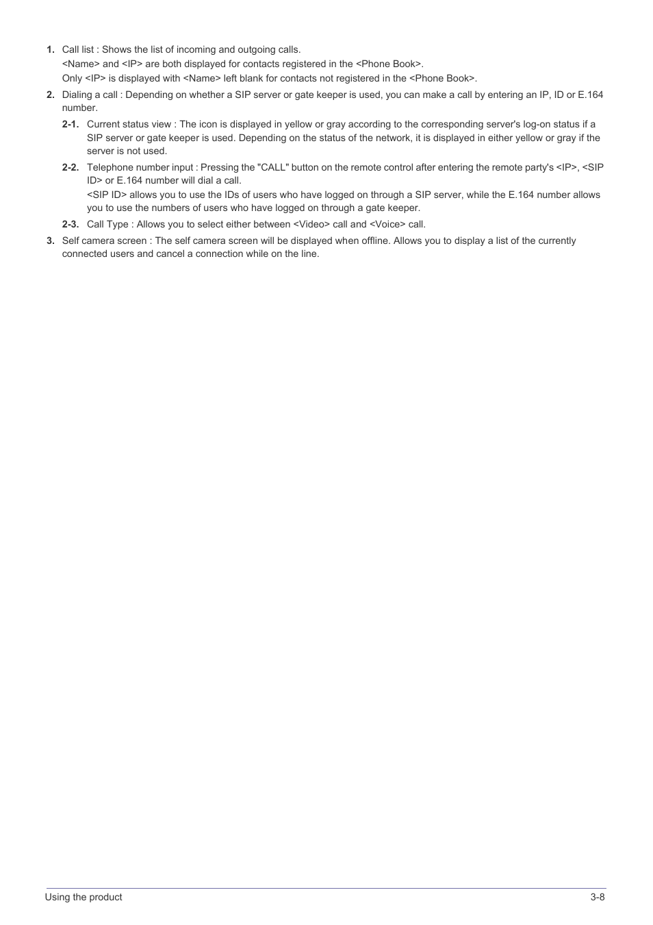 Samsung VC240 User Manual | Page 33 / 62