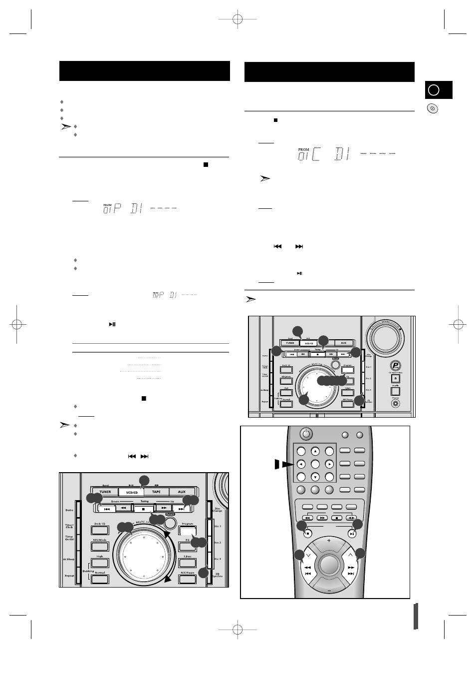 Programming the order of playback, Checking or changing programmed tracks | Samsung MAX-VL45 User Manual | Page 15 / 28