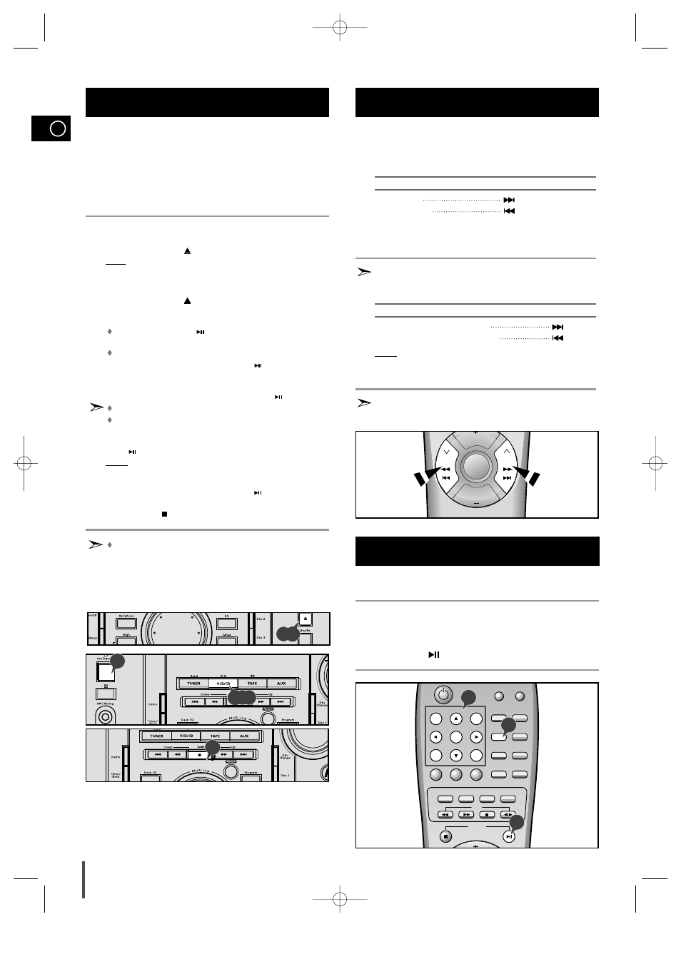 Video cd player playback, Search functions, Time search function | Samsung MAX-VL45 User Manual | Page 16 / 28