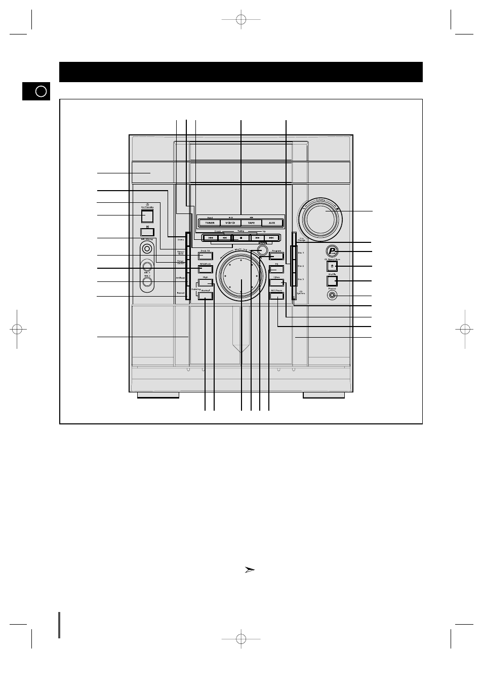 Installing your mini-compact system, Front panel view | Samsung MAX-VL45 User Manual | Page 4 / 28