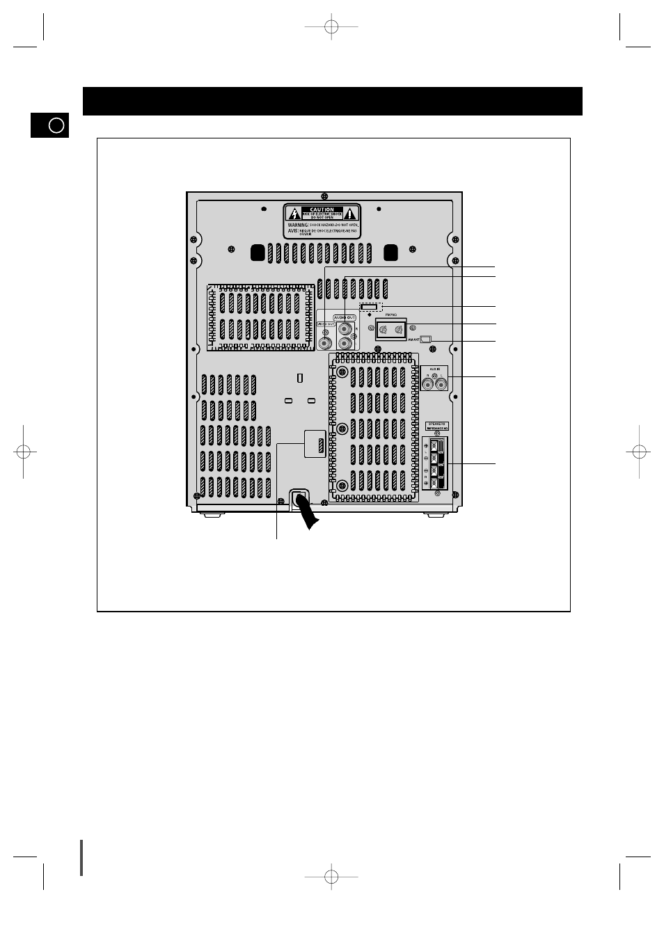 Rear panel view | Samsung MAX-VL45 User Manual | Page 6 / 28