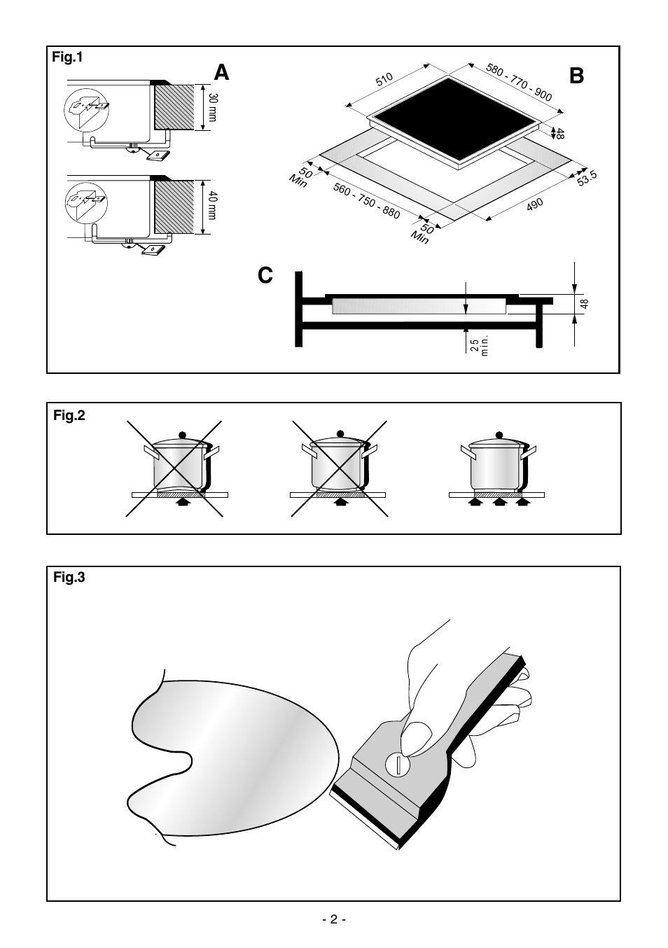 Ab c | Ardo PE58AVE2 User Manual | Page 2 / 28