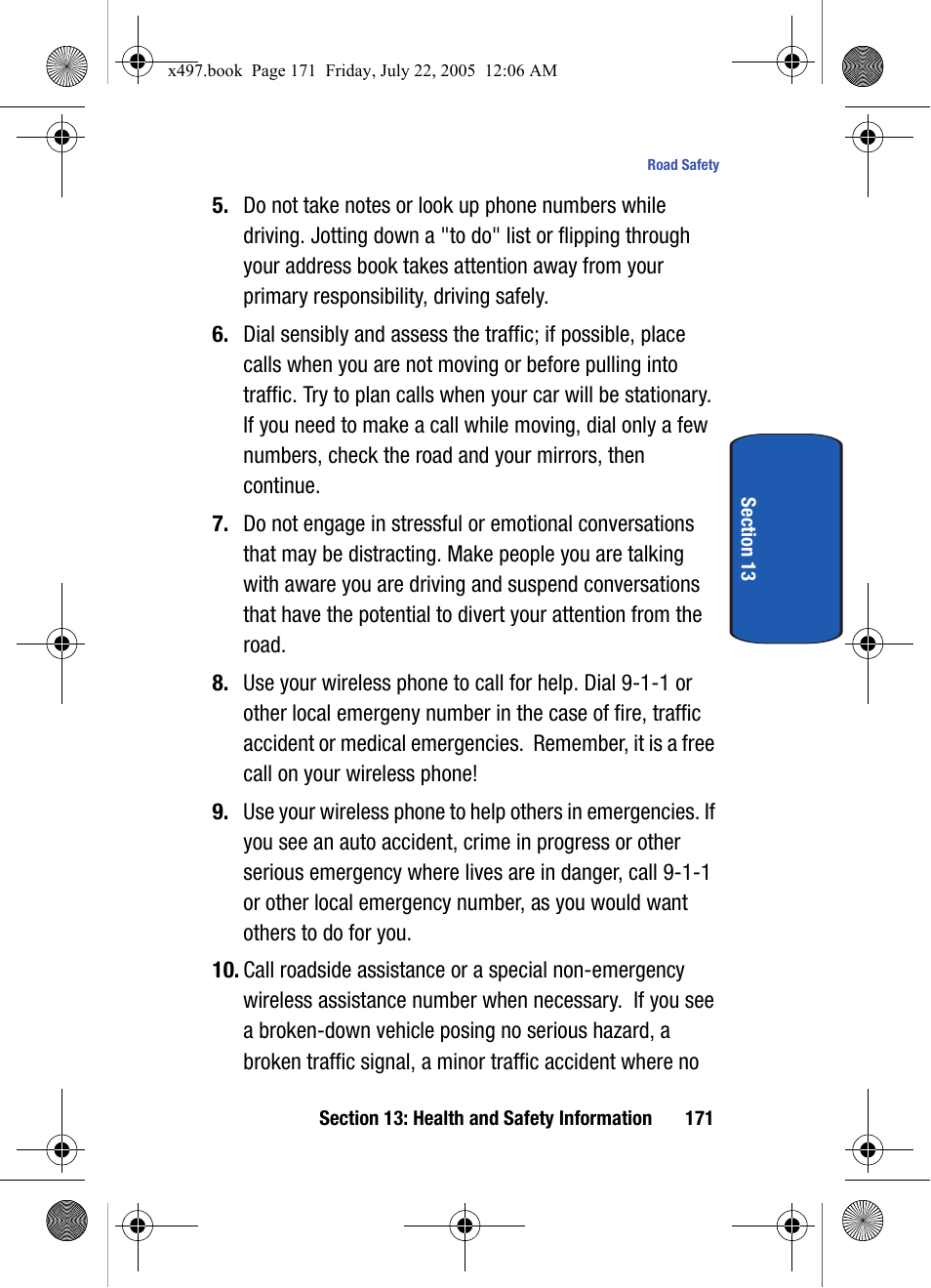 Samsung SGH-x497 User Manual | Page 171 / 196