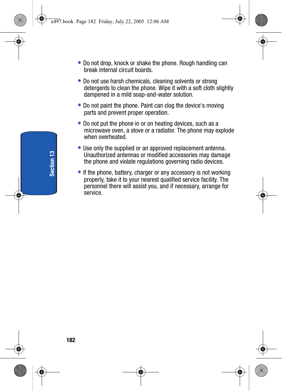 Samsung SGH-x497 User Manual | Page 182 / 196