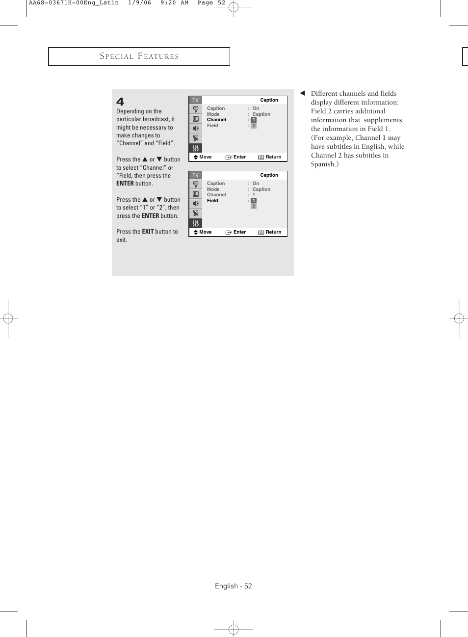 Samsung CL21M2 User Manual | Page 52 / 60