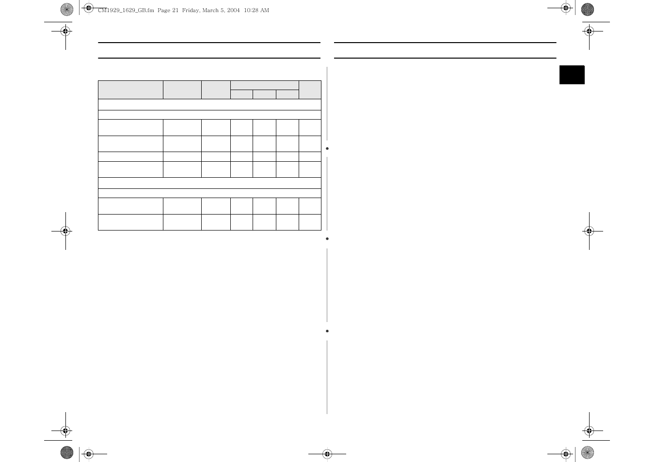 Cleaning your microwave oven, Cooking guide (continued) | Samsung CM1629 User Manual | Page 21 / 24