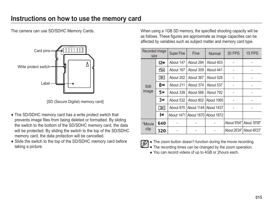 Samsung ES25 User Manual | Page 16 / 96