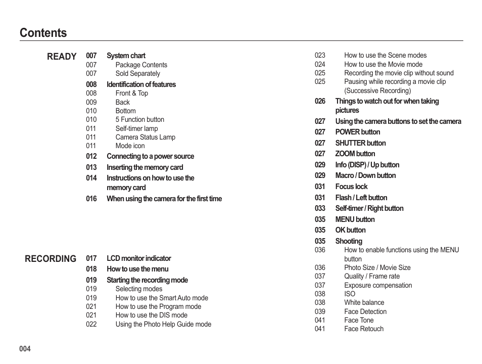 Samsung ES25 User Manual | Page 5 / 96