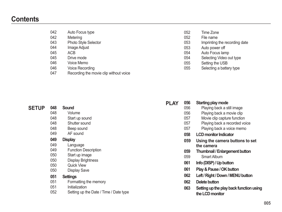 Samsung ES25 User Manual | Page 6 / 96