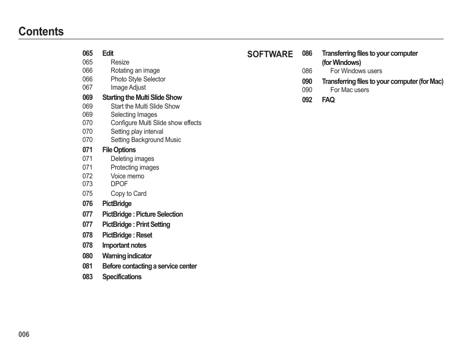 Samsung ES25 User Manual | Page 7 / 96