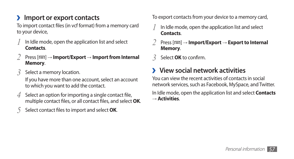 Samsung YP-G70 User Manual | Page 57 / 116