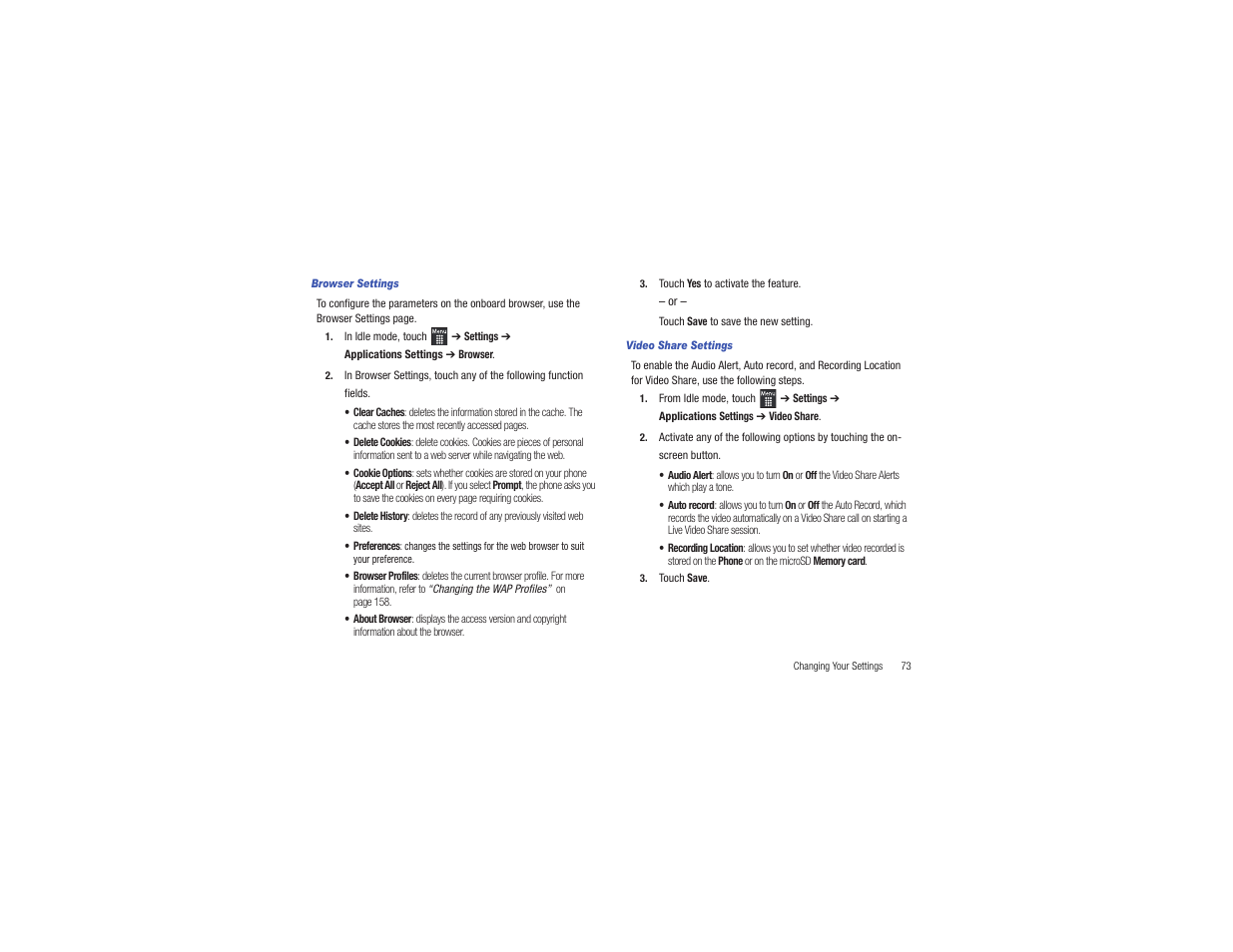 Samsung Flight II SGH-A927 User Manual | Page 77 / 197
