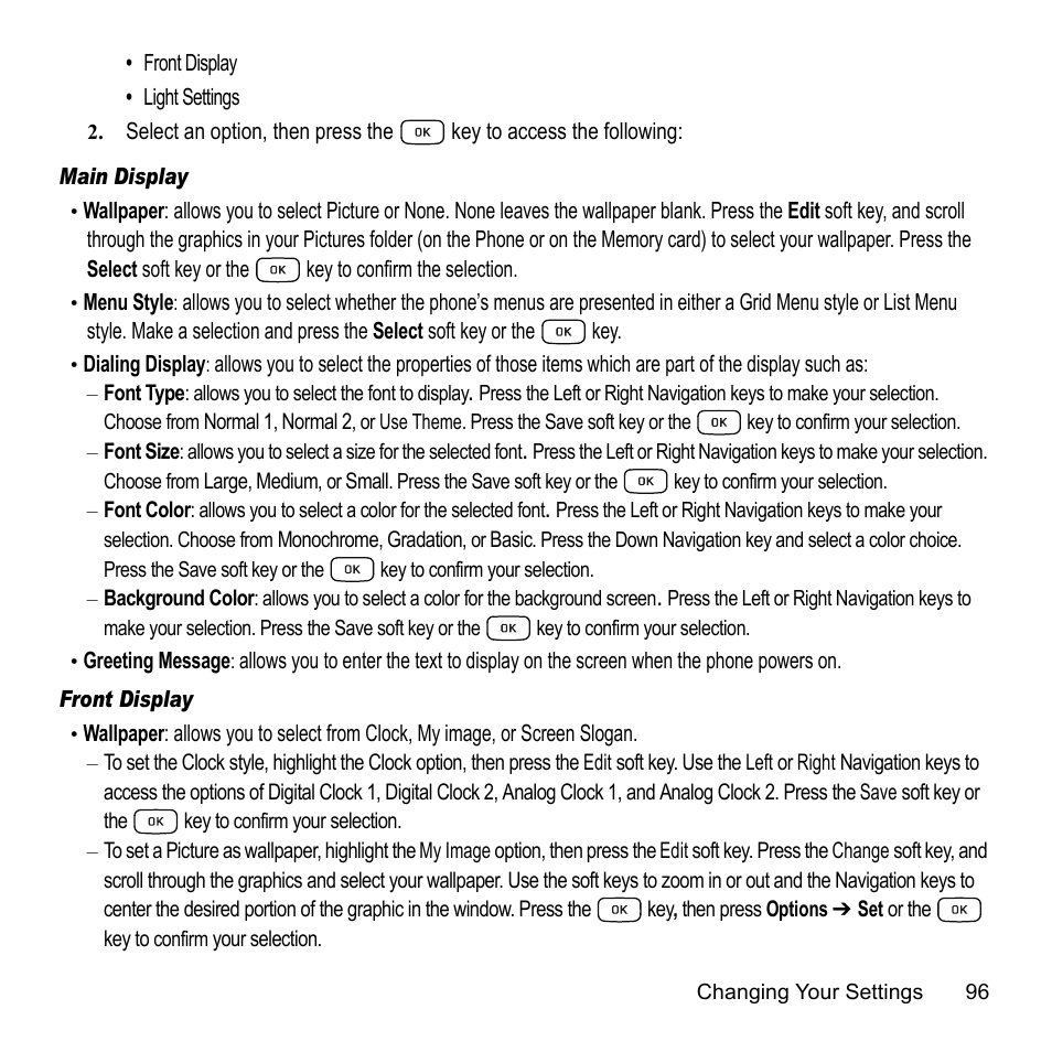 Samsung A847M User Manual | Page 103 / 140