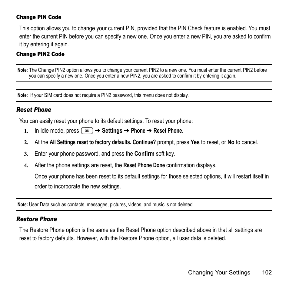 Samsung A847M User Manual | Page 109 / 140