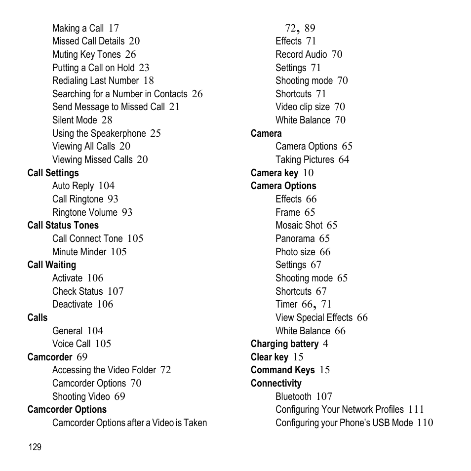 Samsung A847M User Manual | Page 136 / 140