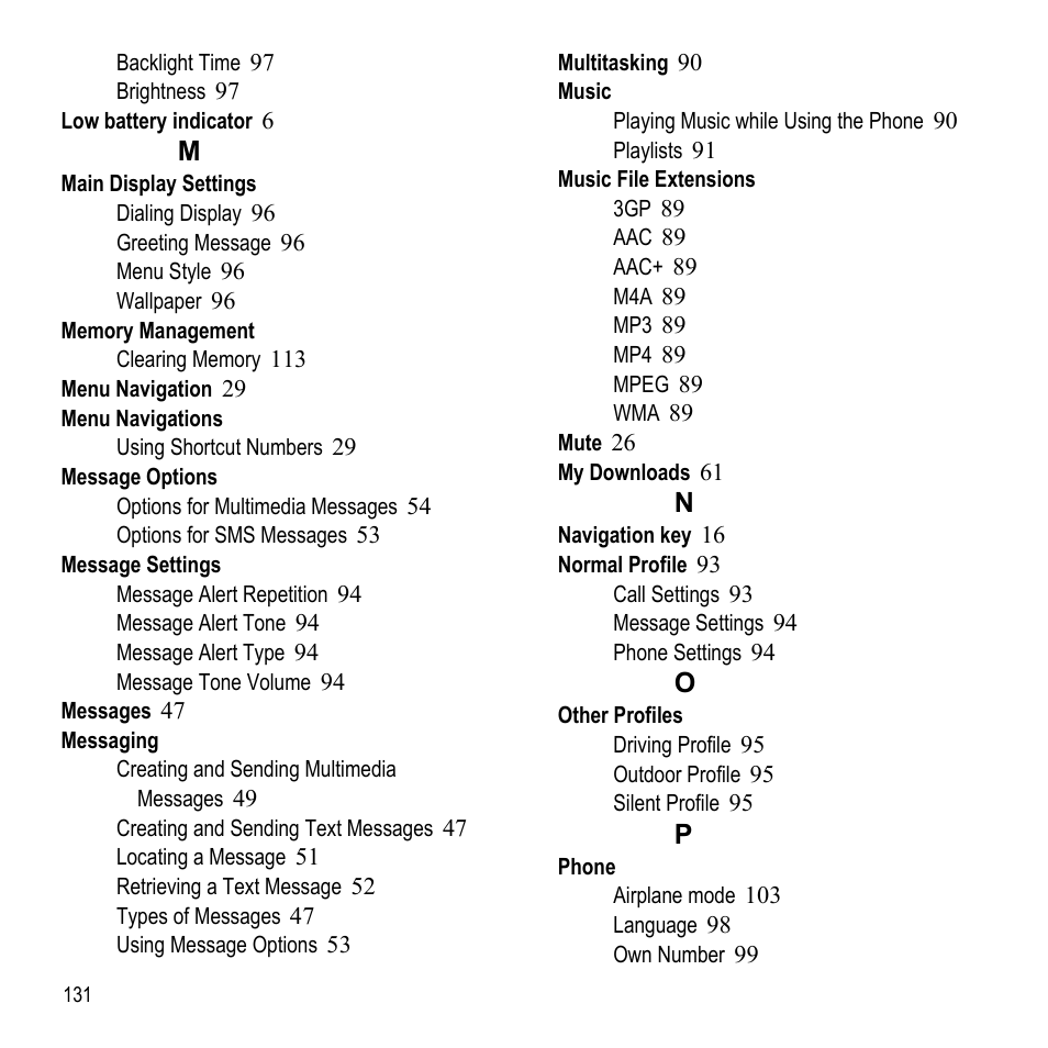 Samsung A847M User Manual | Page 138 / 140