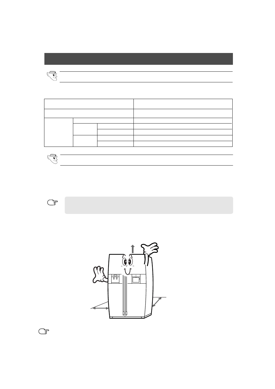 Installation of the refrigerator, Checking the dimensions of your entrance door, Selecting the location for the refrigerator | Samsung HomePAD HP2777AT User Manual | Page 18 / 61