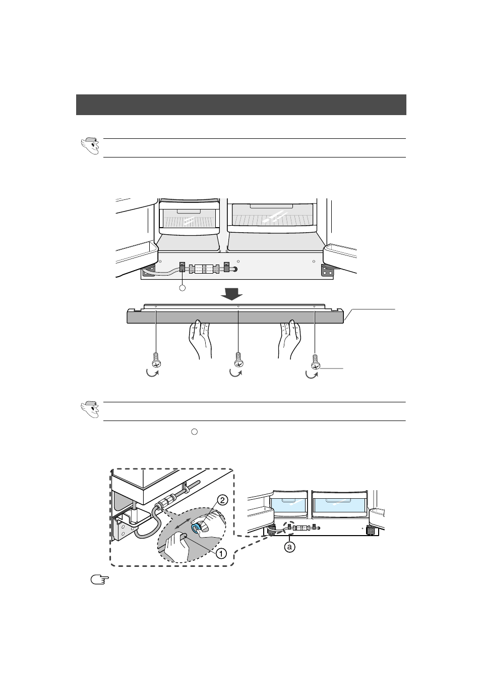 Removing the refrigerator doors | Samsung HomePAD HP2777AT User Manual | Page 19 / 61