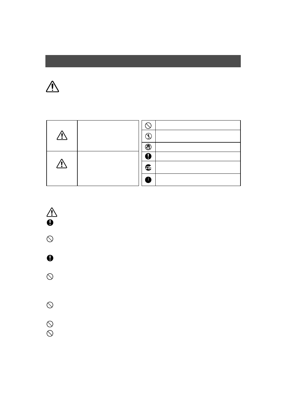 Safety warning signs | Samsung HomePAD HP2777AT User Manual | Page 2 / 61