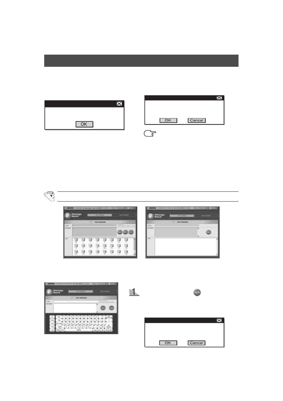 User interface, Message border (text message) | Samsung HomePAD HP2777AT User Manual | Page 35 / 61