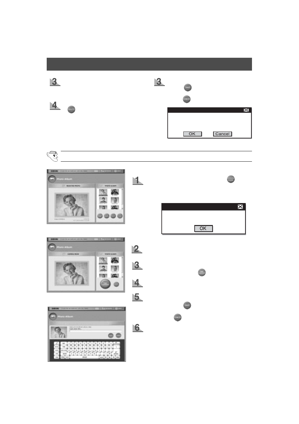 User interface, Photo album (1) | Samsung HomePAD HP2777AT User Manual | Page 39 / 61