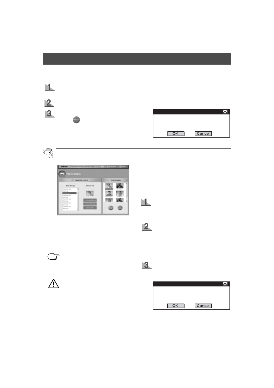 User interface, Photo album (2) | Samsung HomePAD HP2777AT User Manual | Page 40 / 61