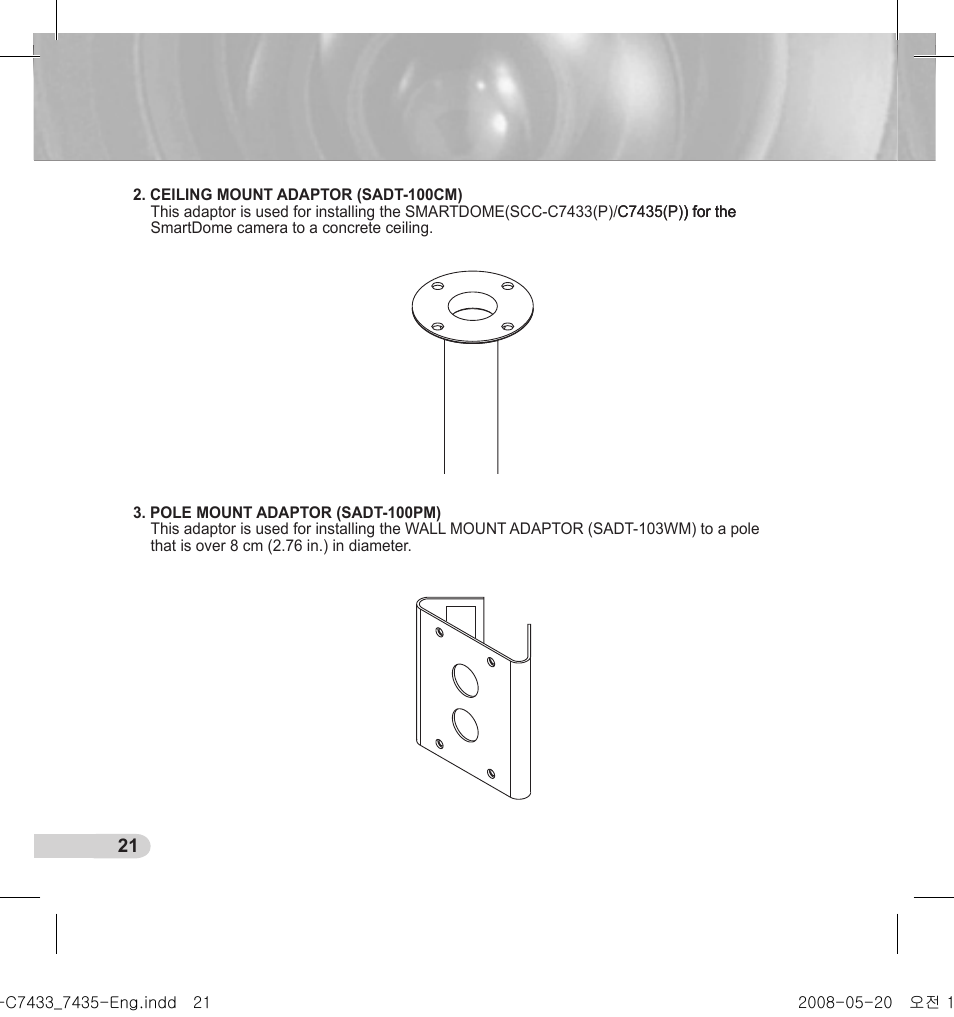 Samsung SCC-C7435(P) User Manual | Page 22 / 82