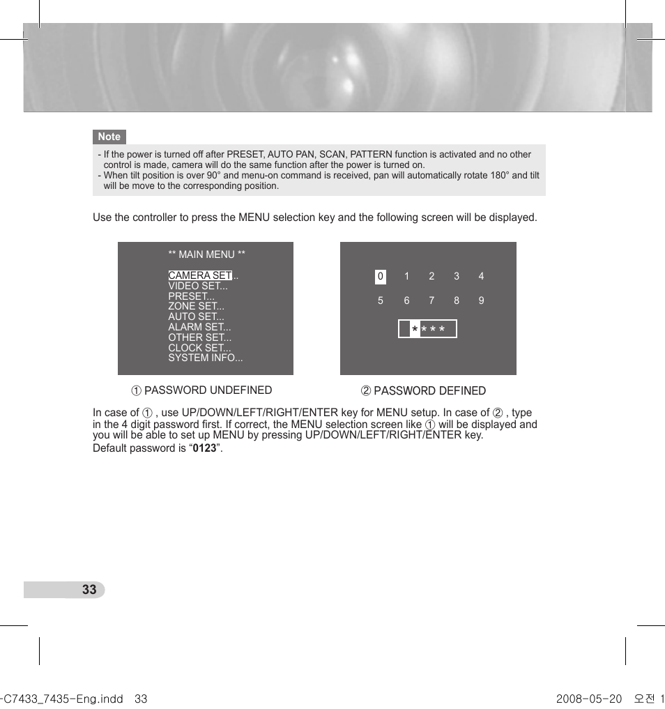 Samsung SCC-C7435(P) User Manual | Page 34 / 82