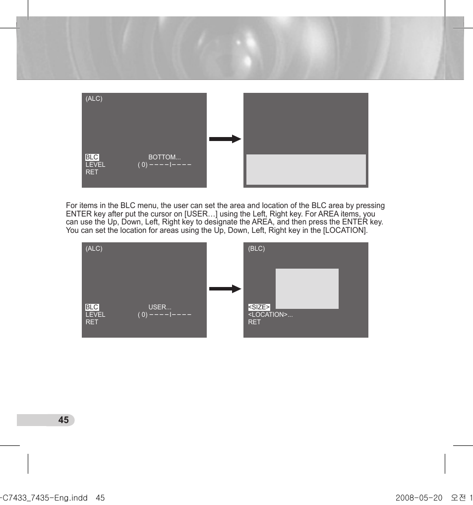 Samsung SCC-C7435(P) User Manual | Page 46 / 82
