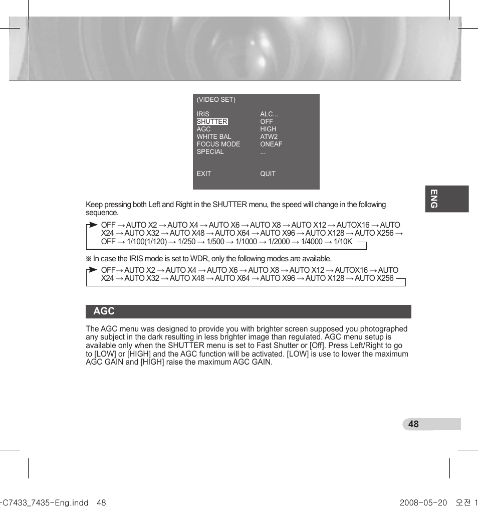 Samsung SCC-C7435(P) User Manual | Page 49 / 82