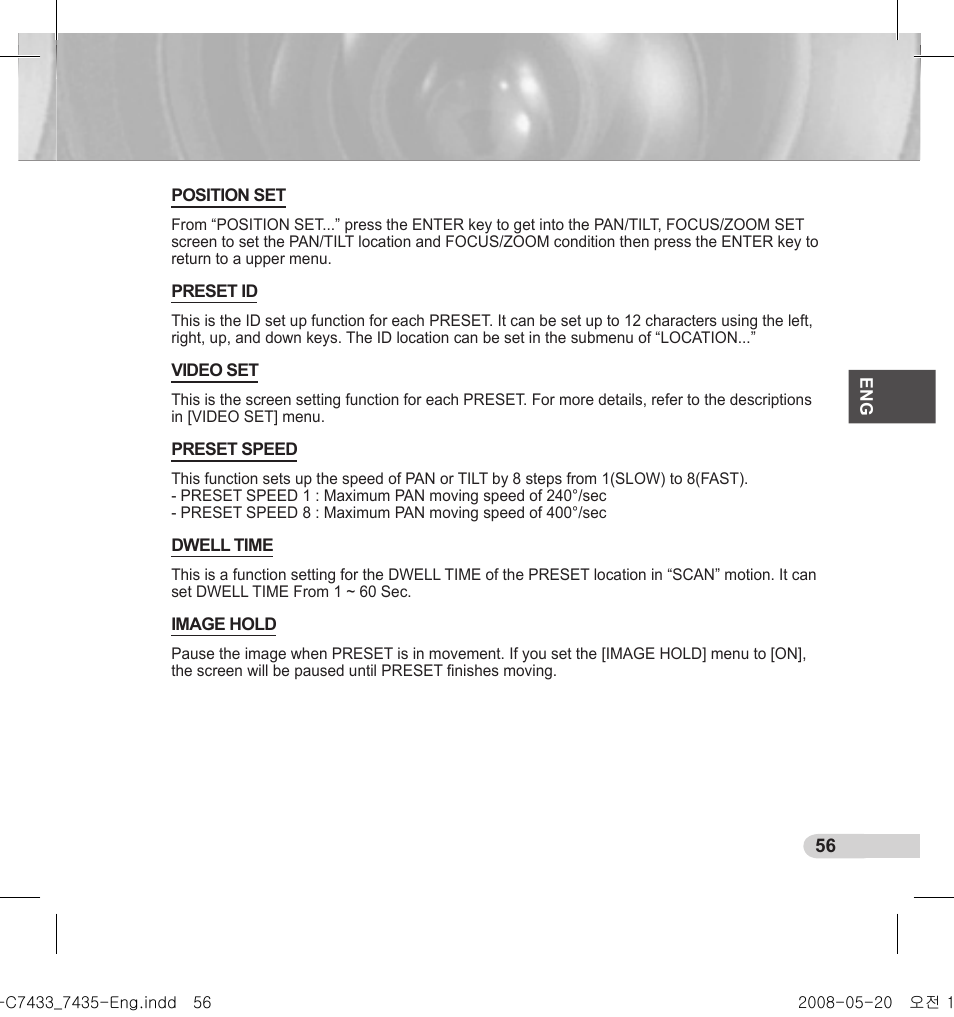 Samsung SCC-C7435(P) User Manual | Page 57 / 82