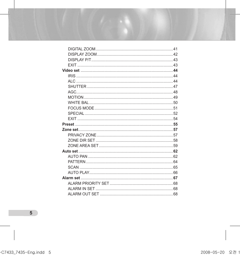 Samsung SCC-C7435(P) User Manual | Page 6 / 82