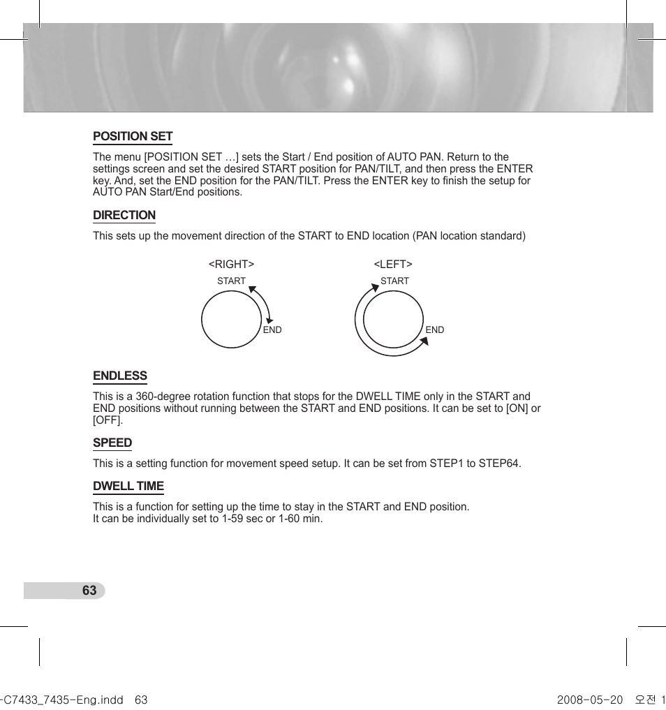 Samsung SCC-C7435(P) User Manual | Page 64 / 82